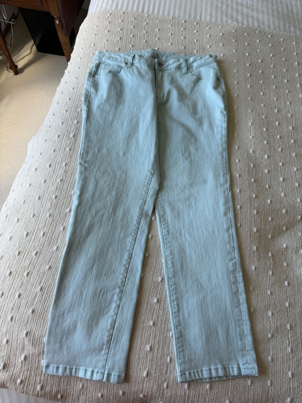Jag Jeans Women's Straight-Leg Jeans in Mint green